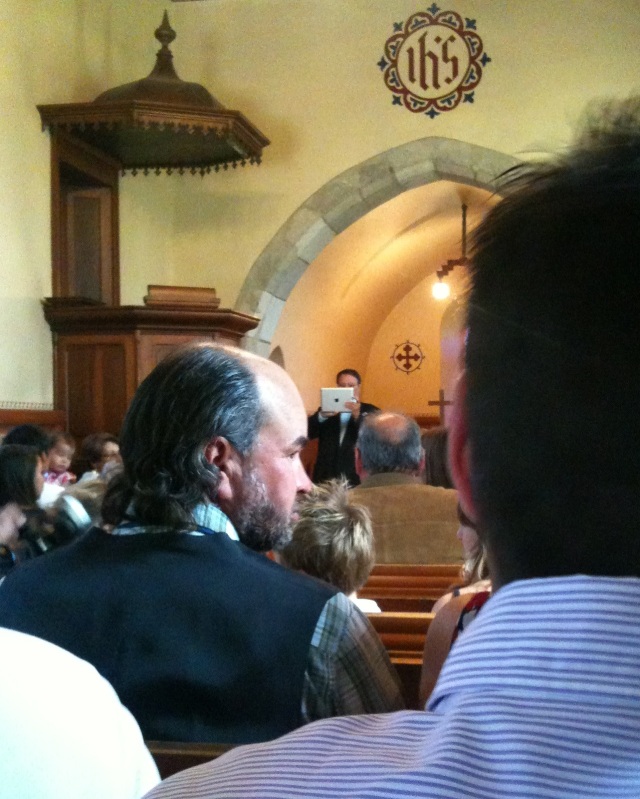 Filming a wedding with iPad